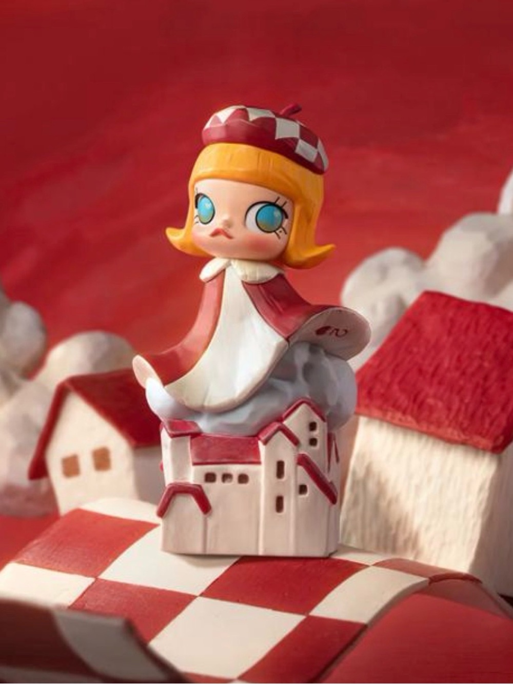 Molly From “Acenery Along the Way” Series Figures - “Res Roofed Cottage”